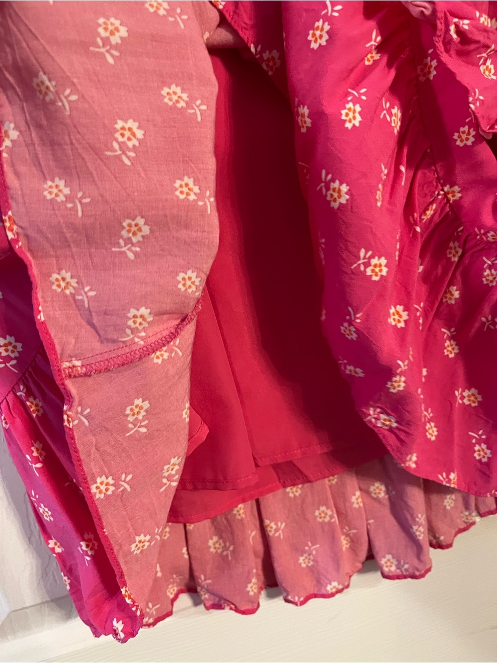 J.Crew V-neck Ruffle Dress in Floral Print - Picture 6 of 10